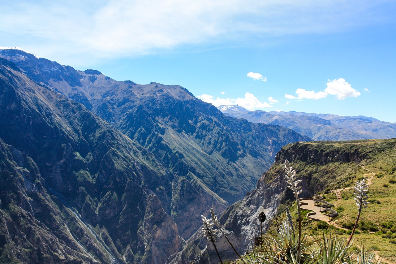 colca canyon, deep, abyss